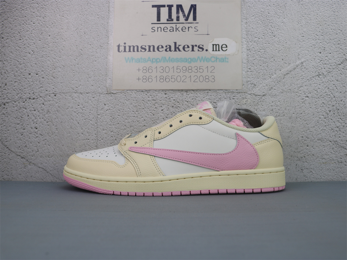 PK Batch Travis Scott x Air Jordan 1 Low OG SP SHY PINK IQ7604-100